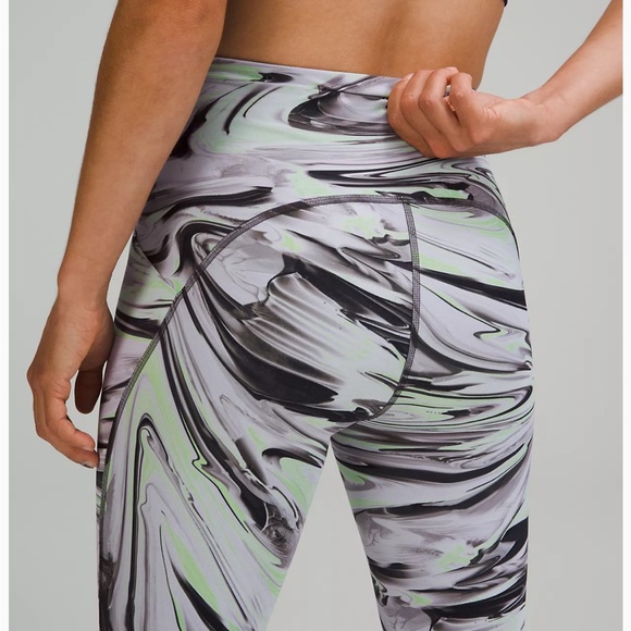 Lululemon swift speed high rise tight, 28 inch.  size 4.  Like new! - Picture 4 of 5